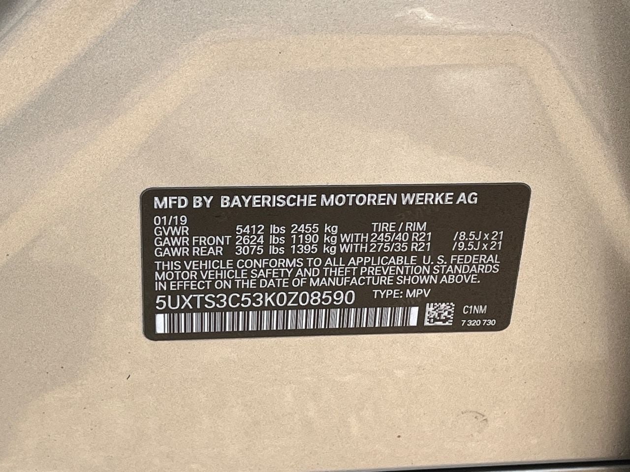 Used 2019 BMW X3 M40i w/ Premium Package AWD/4WD image 30