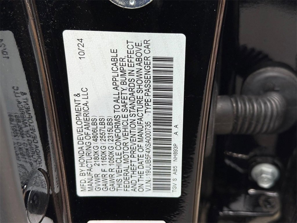 Certified 2025 Acura TLX w/ Technology Package image 24