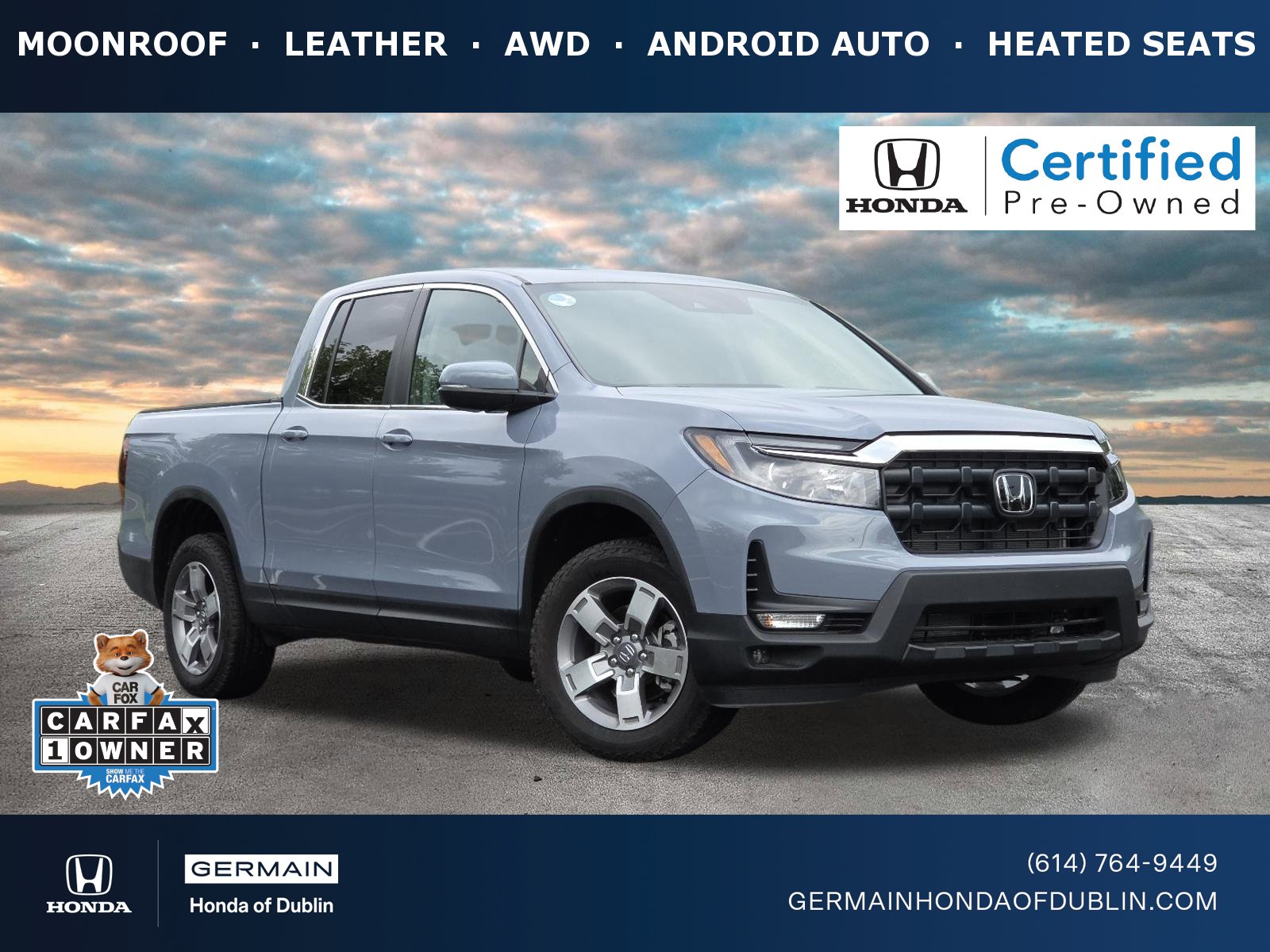 Certified 2025 Honda Ridgeline RTL image 1