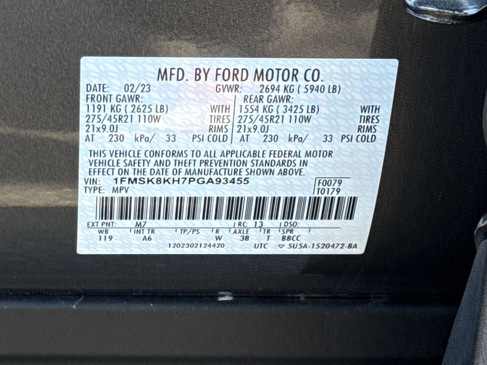 Used 2023 Ford Explorer ST-Line w/ Class IV Trailer Tow Package AWD/4WD image 31