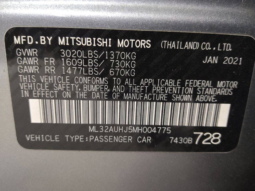 Used 2021 Mitsubishi Mirage ES FWD image 33