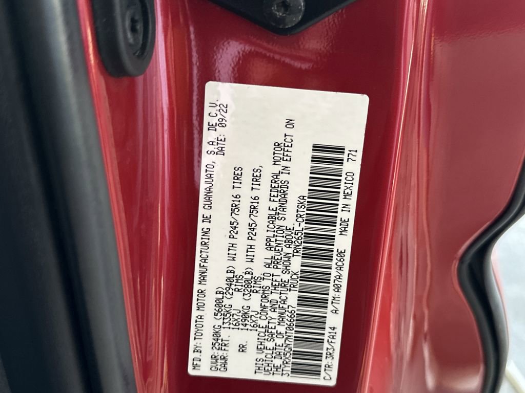 Used 2022 Toyota Tacoma SR RWD image 33