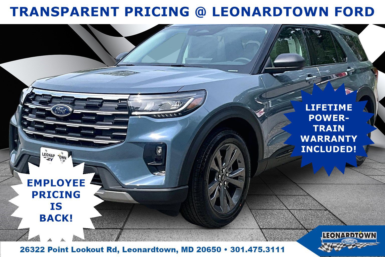 New 2026 Ford Explorer Active AWD/4WD image 1