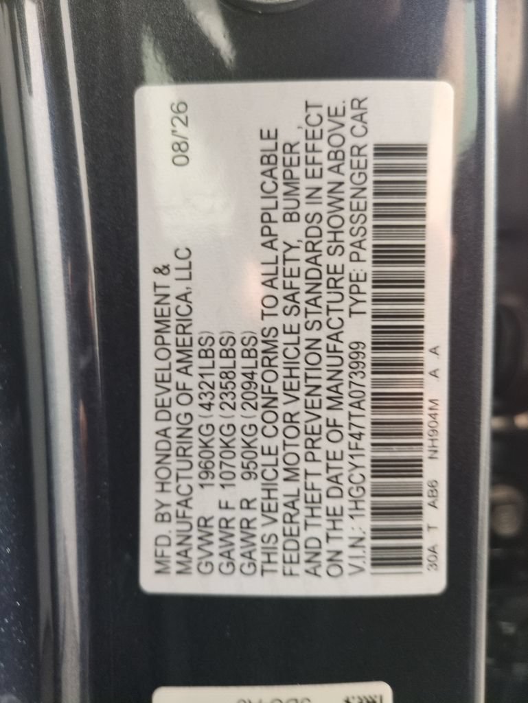 New 2026 Honda Accord SE image 29