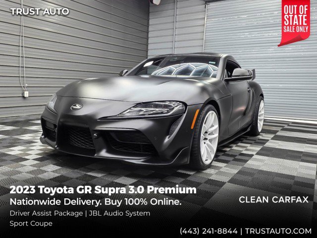 Used 2023 Toyota Supra Premium w/ Driver Assist Package RWD image 1