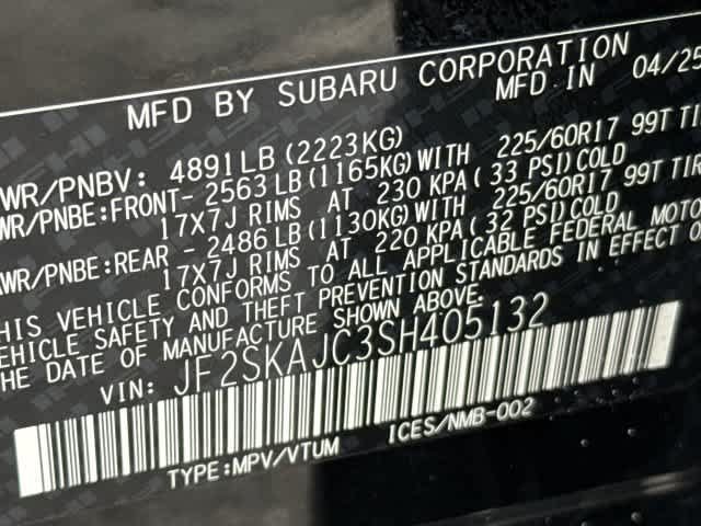 Used 2025 Subaru Forester Wilderness w/ Convenience Package AWD/4WD image 33