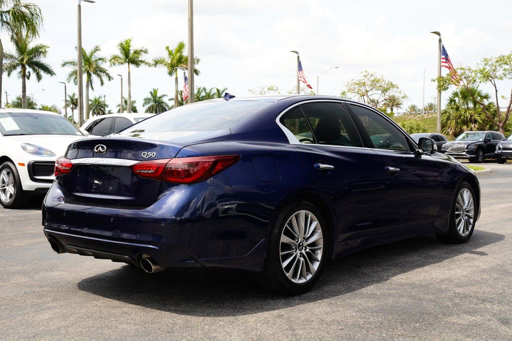 Used 2023 INFINITI Q50 Luxe w/ Cargo Package RWD image 10