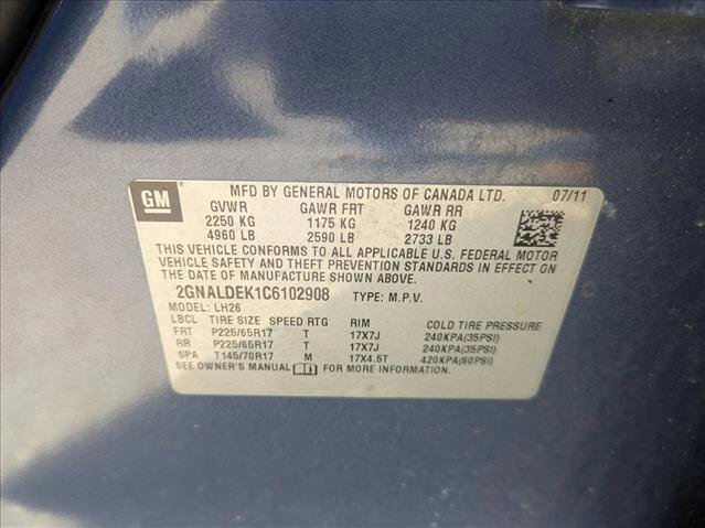 Used 2012 Chevrolet Equinox LT image 23