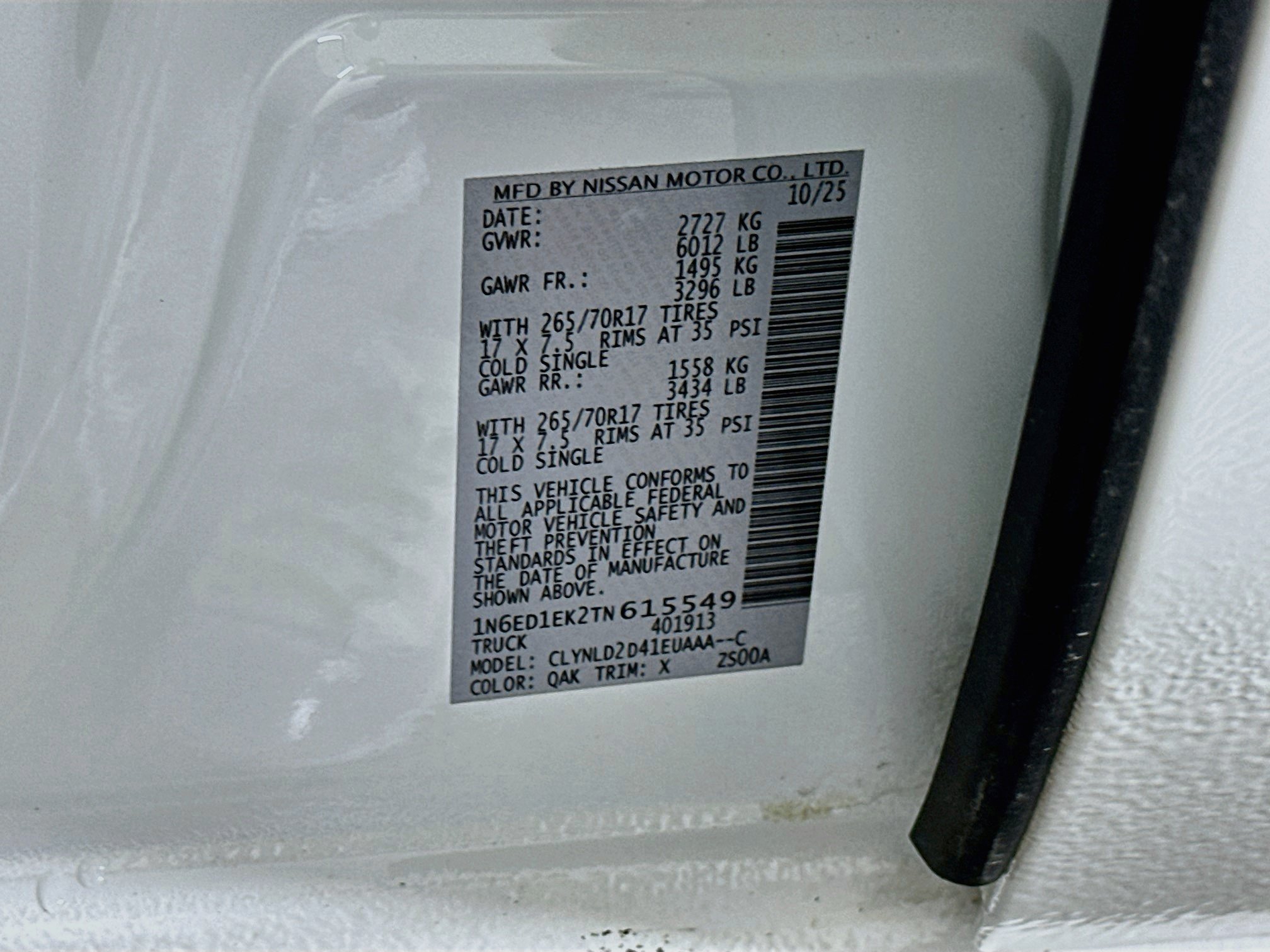 Used 2026 Nissan Frontier PRO-4X AWD/4WD image 12