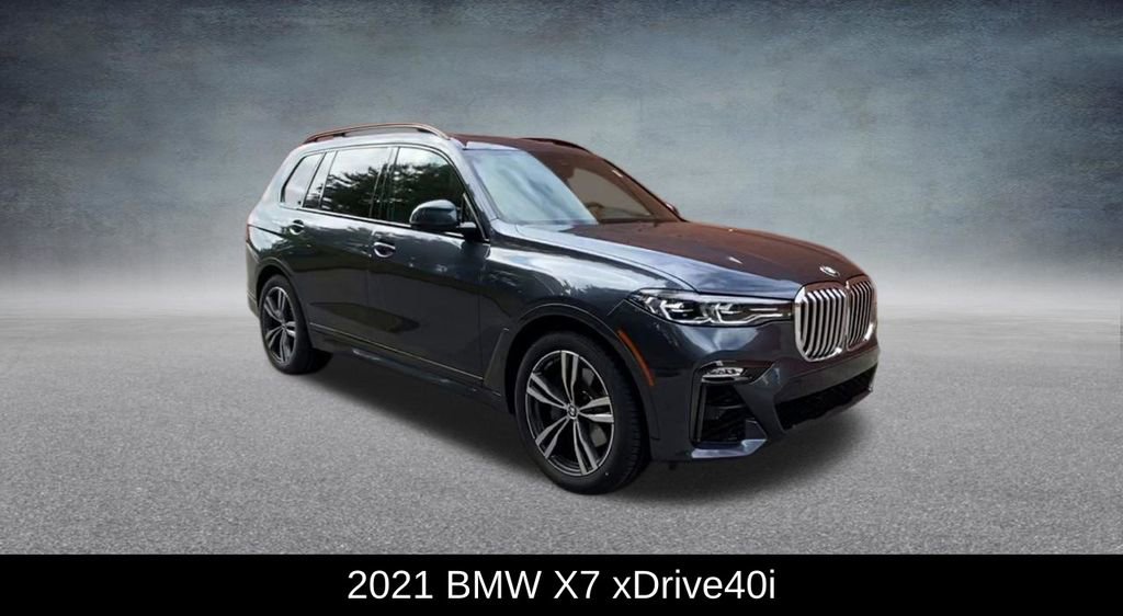 Used 2021 BMW X7 xDrive40i w/ M Sport Package AWD/4WD image 3