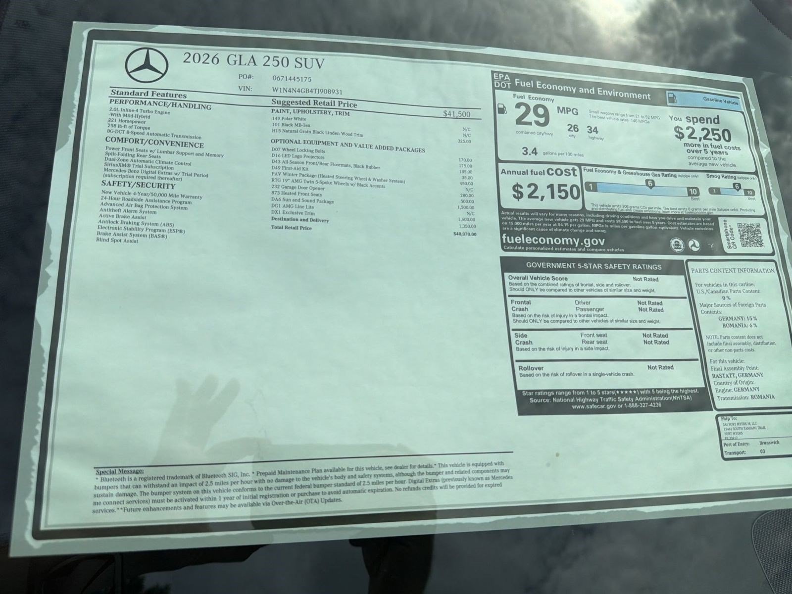 Used 2026 Mercedes-Benz GLA 250 image 33