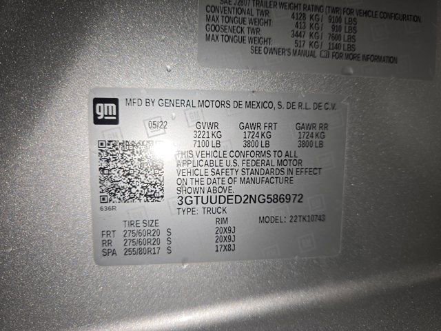 Used 2022 GMC Sierra 1500 SLT image 34