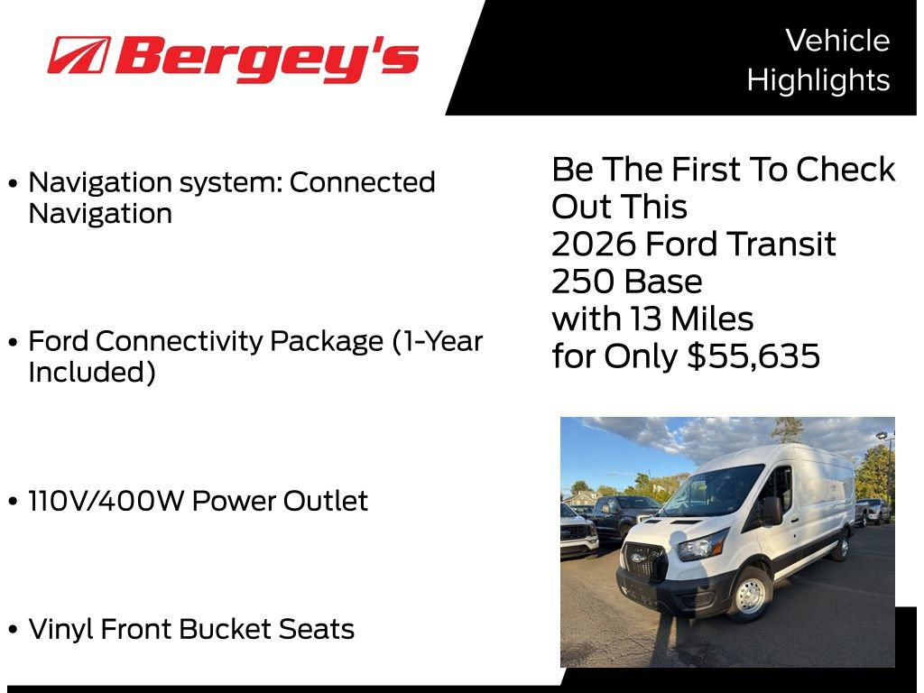 New 2026 Ford Transit 250 148 Medium Roof Extended AWD image 5