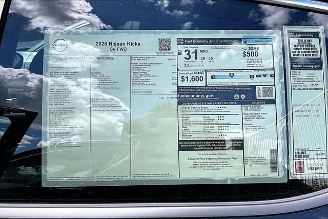 New 2026 Nissan Kicks SV image 12