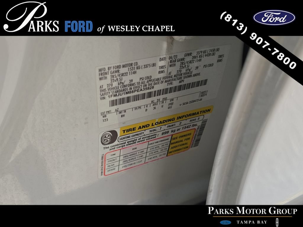 Certified 2023 Ford Expedition Platinum AWD/4WD image 34
