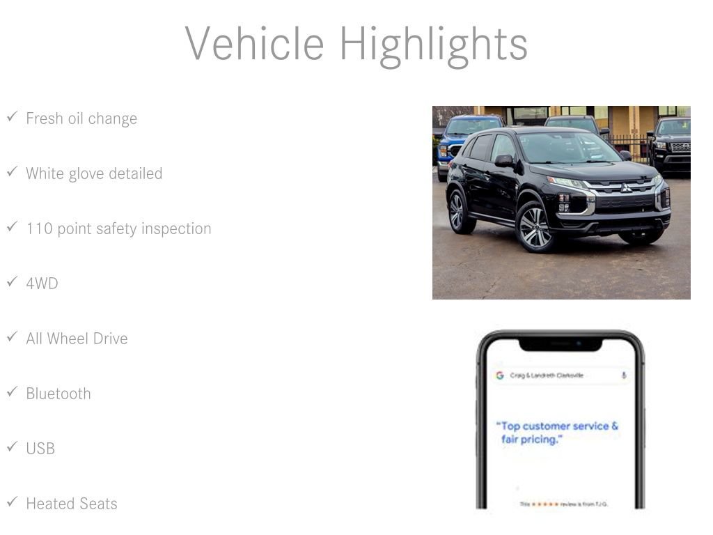 Used 2024 Mitsubishi Outlander Sport LE image 6