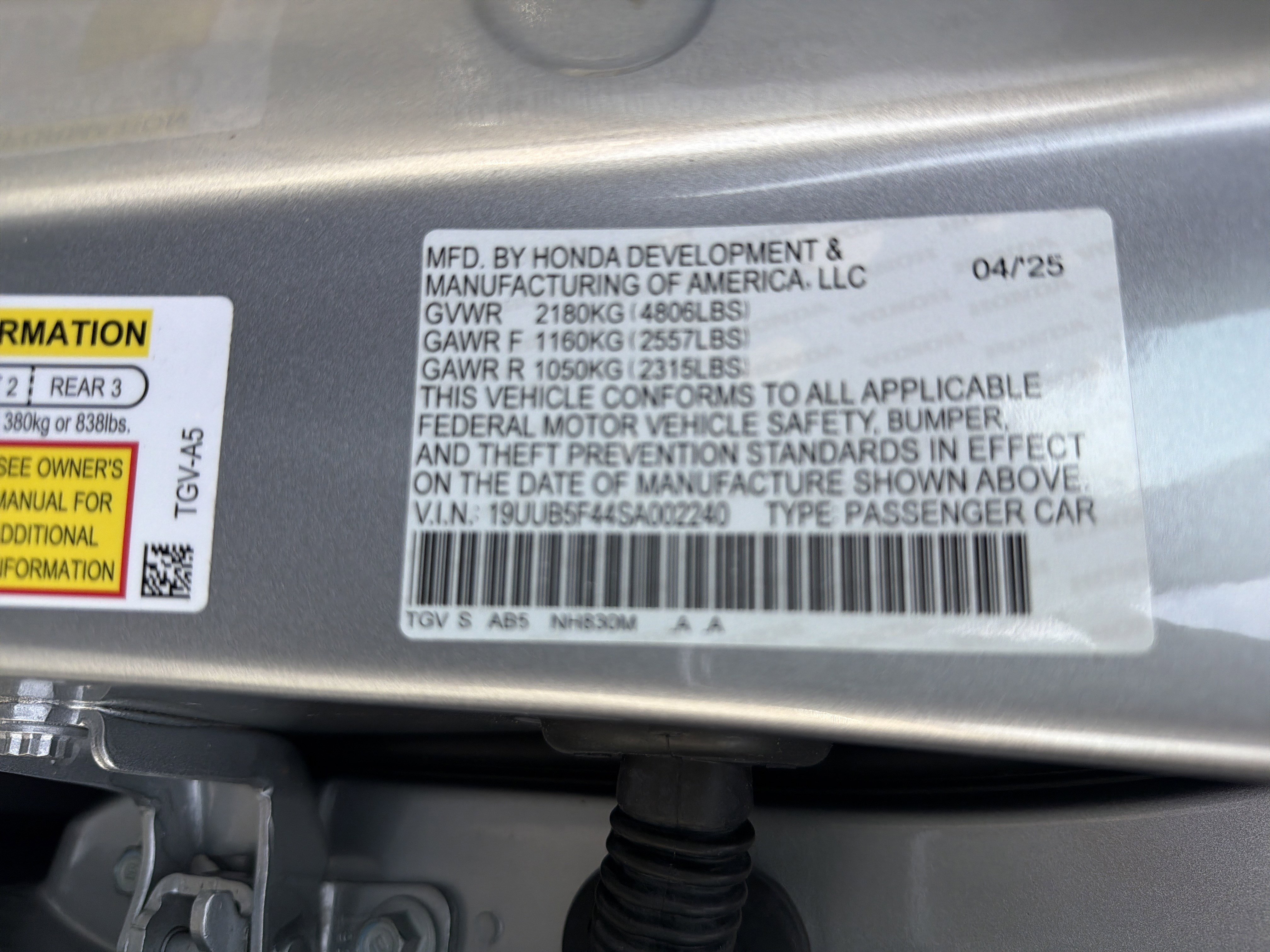 Certified 2025 Acura TLX w/ Technology Package image 35