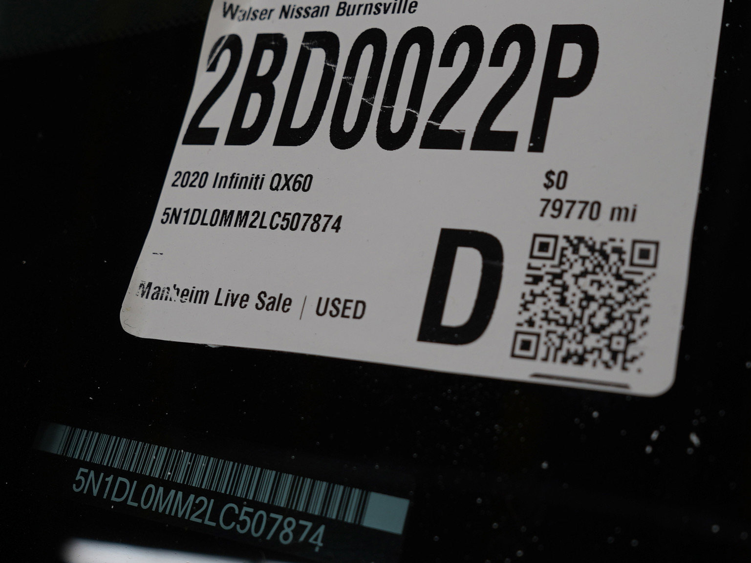 Used 2020 INFINITI QX60 Luxe w/ Sensory Package image 35