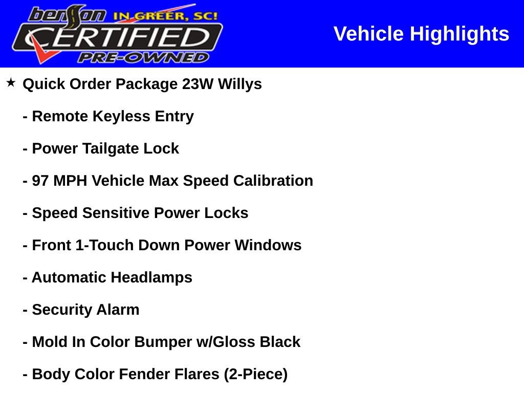Certified 2023 Jeep Gladiator Mojave AWD/4WD image 3
