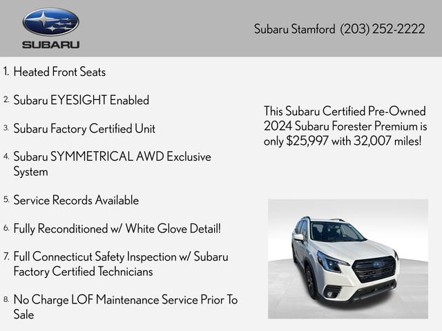 Certified 2024 Subaru Forester Premium image 2