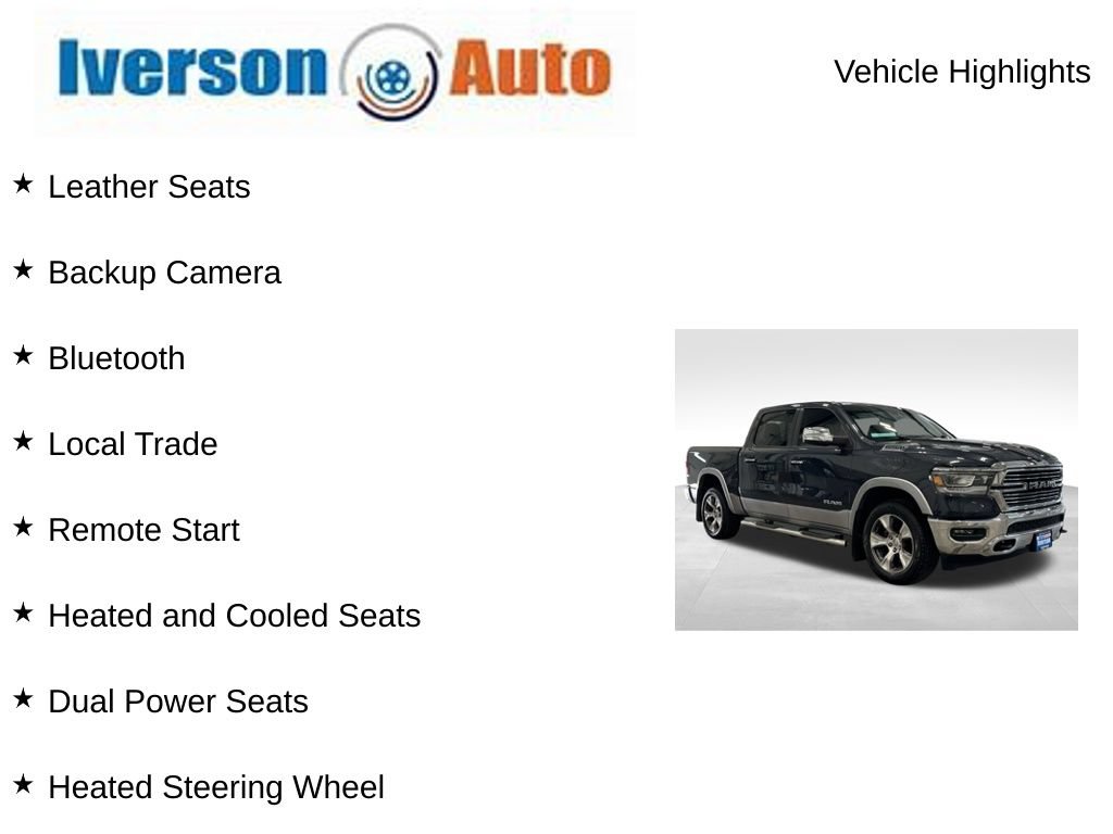 Used 2021 RAM 1500 Laramie w/ Protection Group AWD/4WD image 2