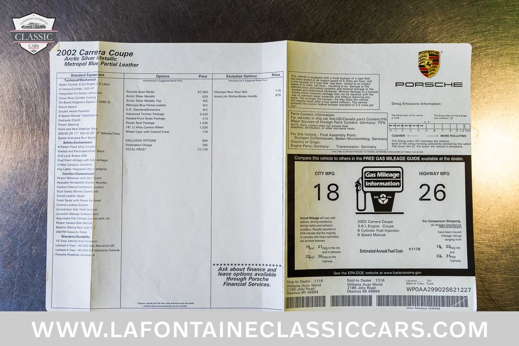 Used 2002 Porsche 911 Carrera RWD image 7