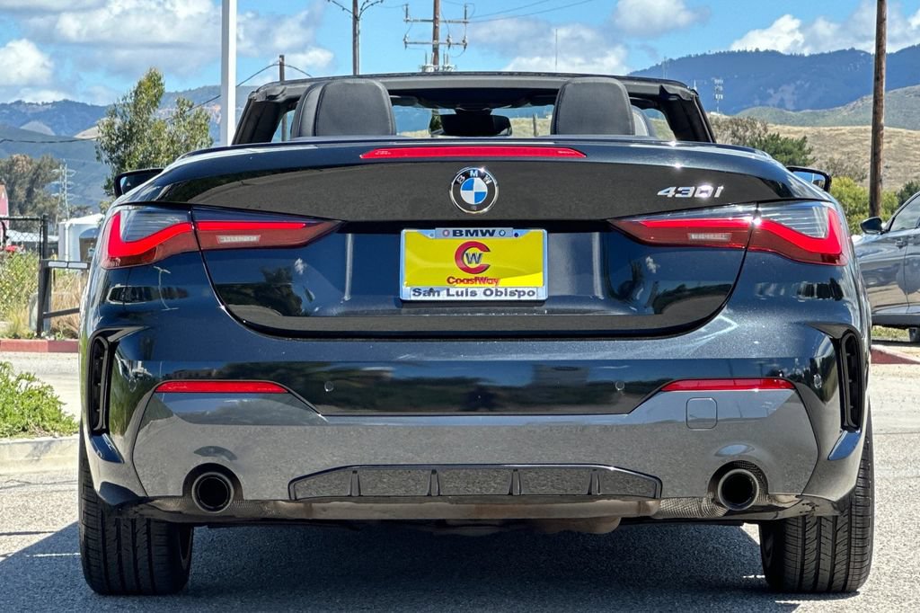 Used 2023 BMW 430i Convertible w/ M Sport Package RWD image 4