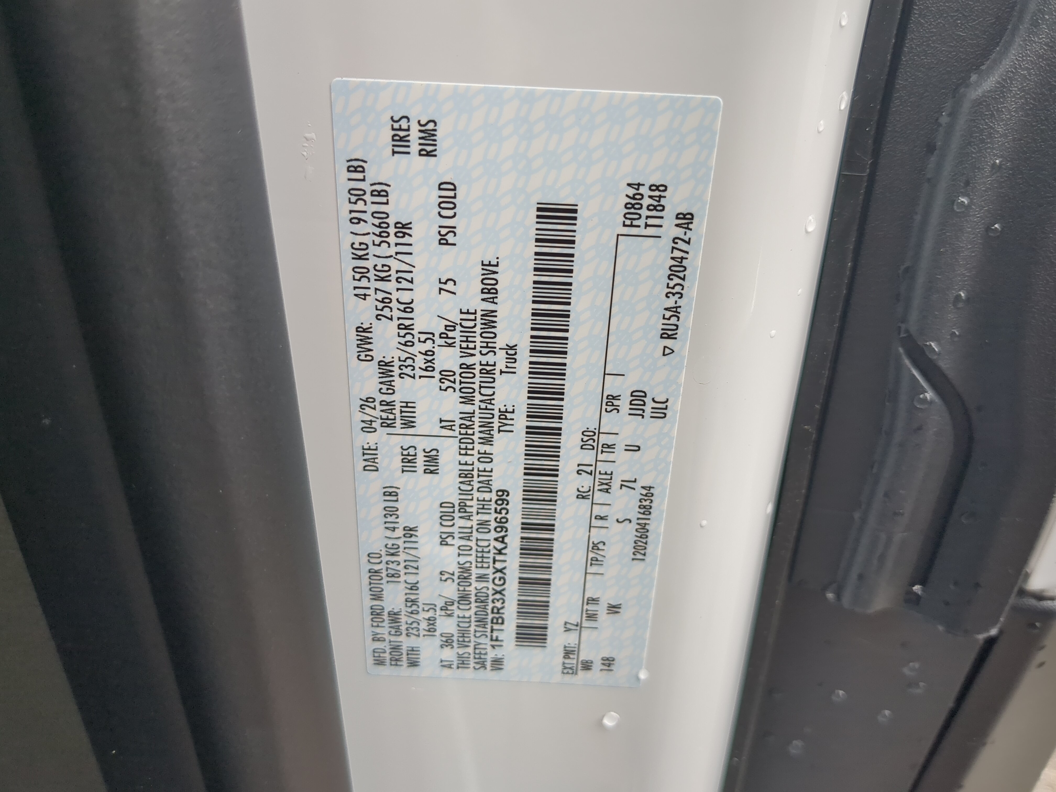 New 2026 Ford Transit 250 148 High Roof Extended RWD image 24