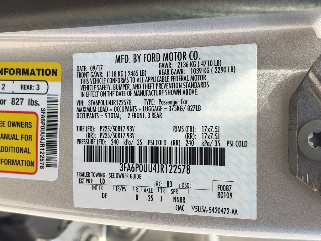 Used 2018 Ford Fusion S FWD image 30