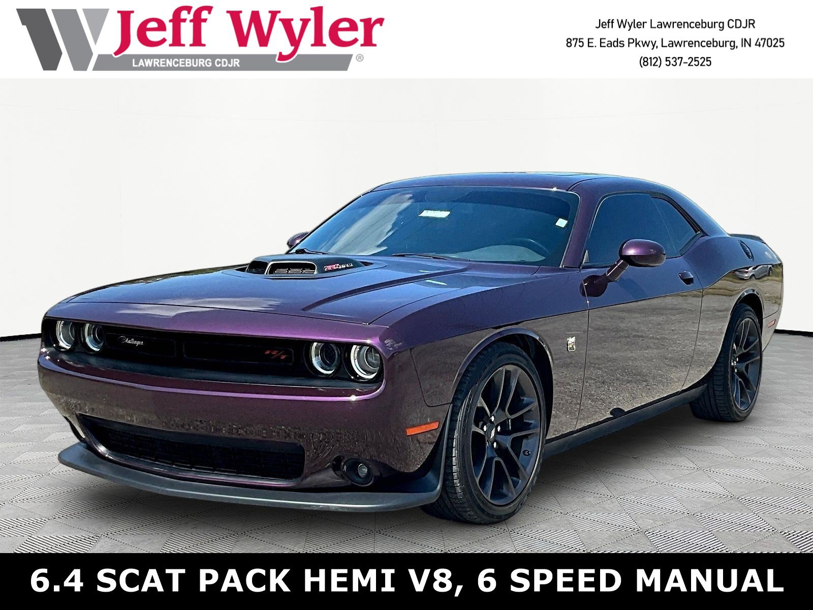 Used 2020 Dodge Challenger R/T Scat Pack w/ Shaker Package RWD image 1