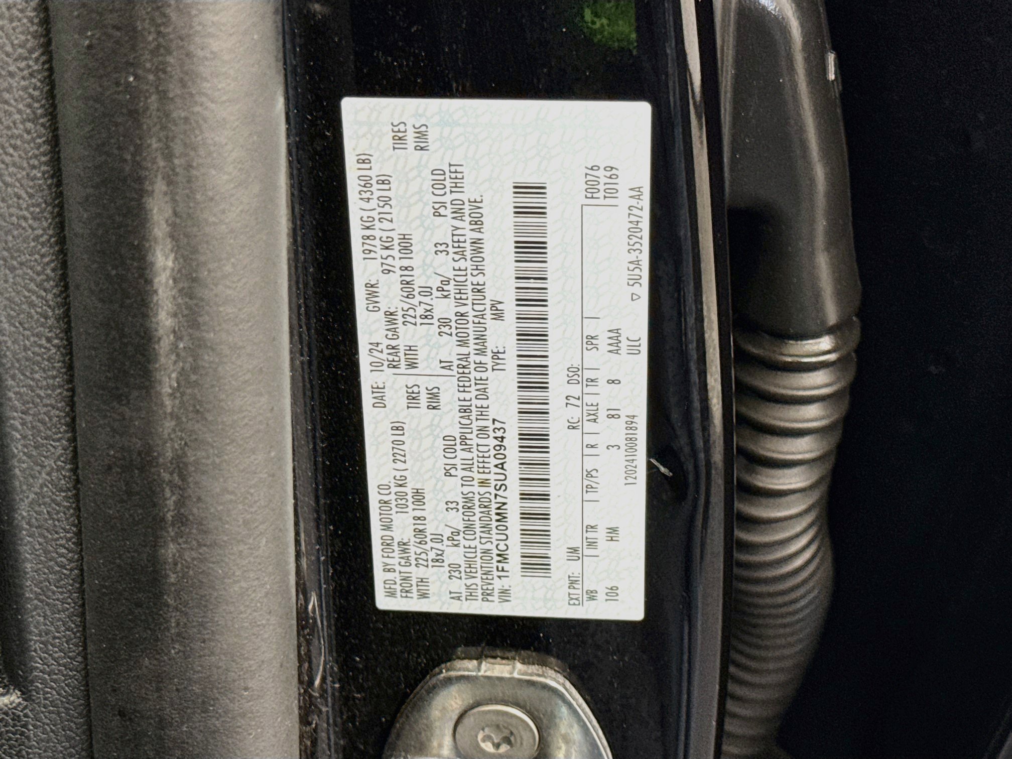 Used 2025 Ford Escape ST-Line FWD image 12