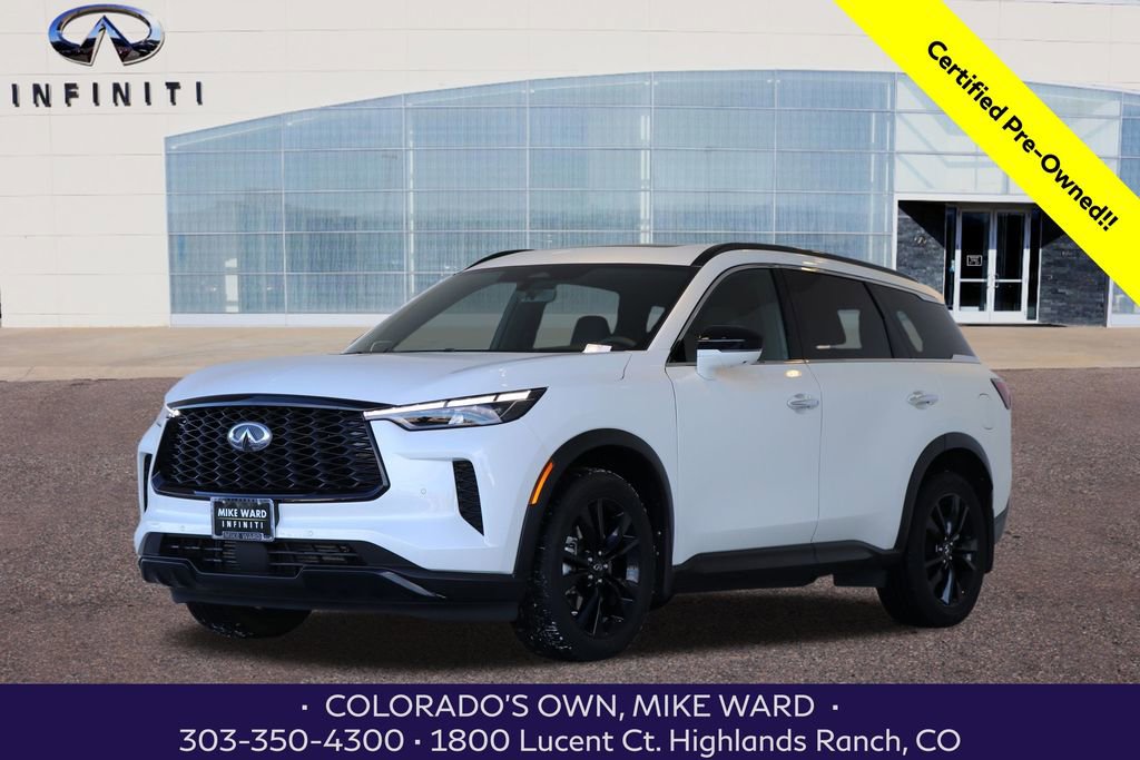 Certified 2025 INFINITI QX60 Luxe w/ Black Edition
