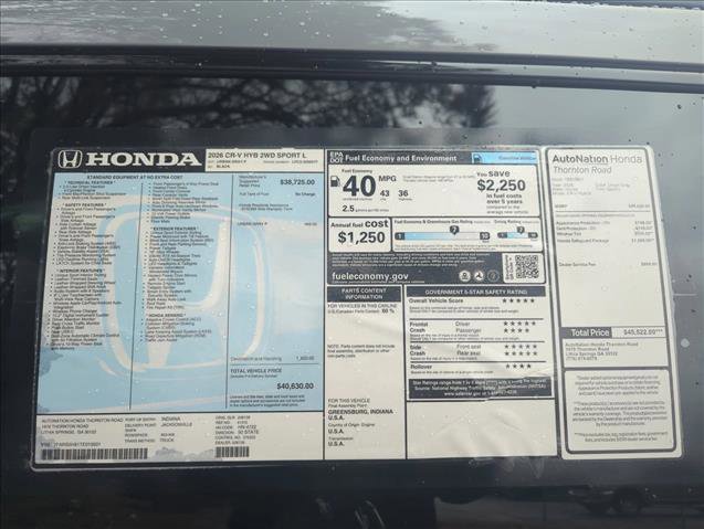 New 2026 Honda CR-V Sport-L image 21