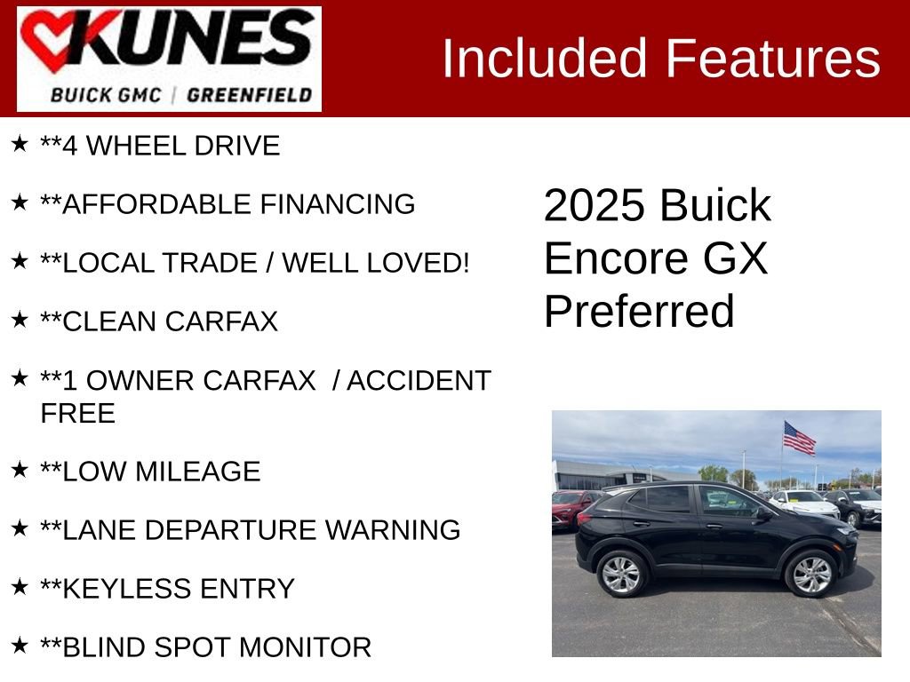 Used 2025 Buick Encore GX Preferred AWD/4WD image 3