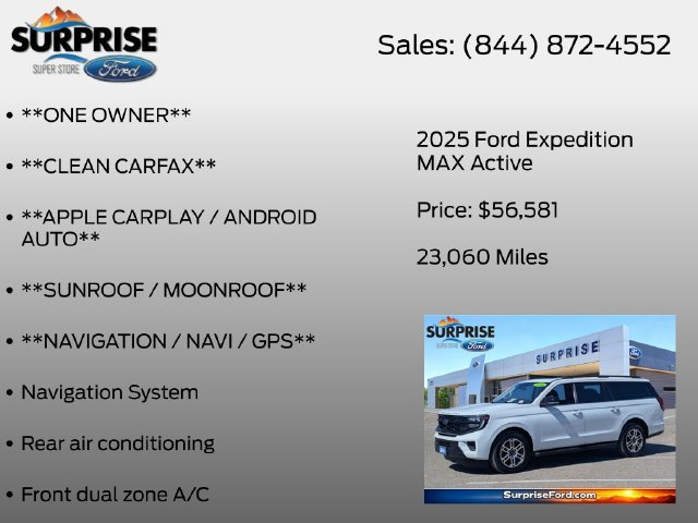 Certified 2025 Ford Expedition Max Active AWD/4WD image 26