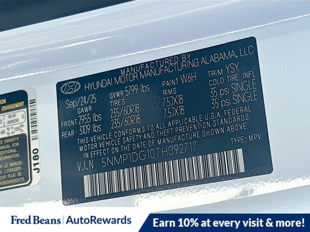 New 2026 Hyundai Santa Fe SE image 8