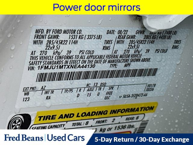 Certified 2022 Ford Expedition Platinum image 41