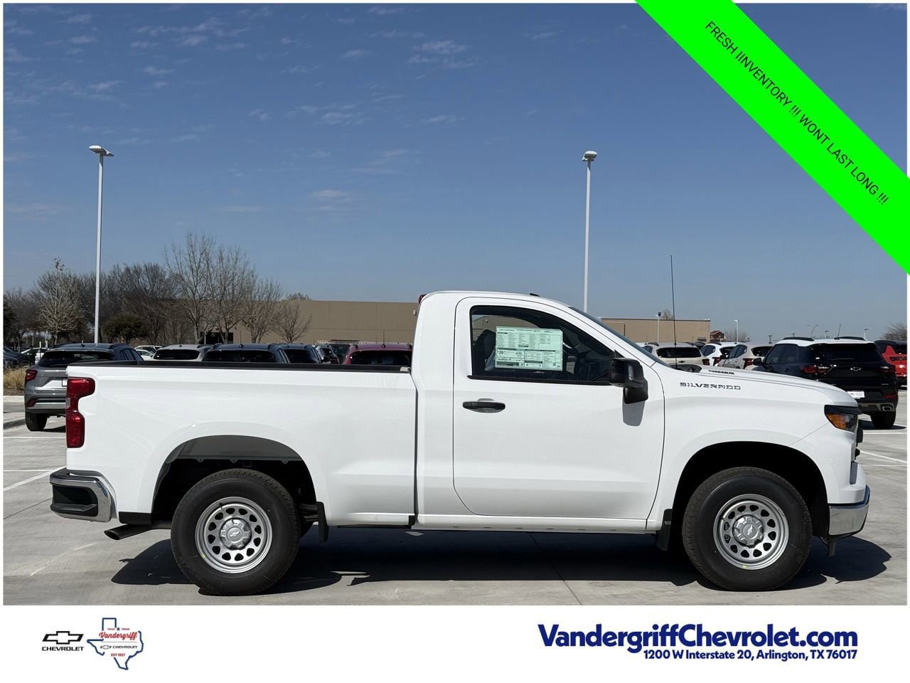 New 2026 Chevrolet Silverado 1500 W/T w/ WT Safety Package RWD image 3
