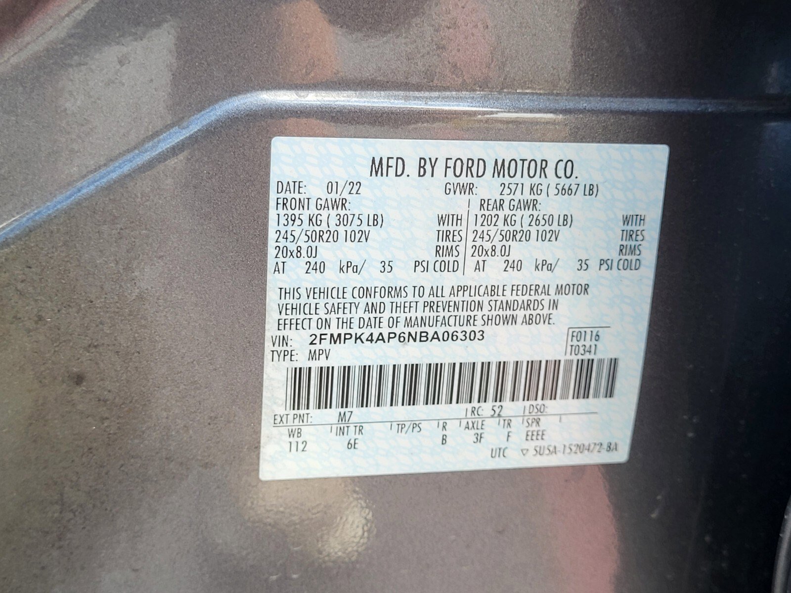 Certified 2022 Ford Edge ST image 35