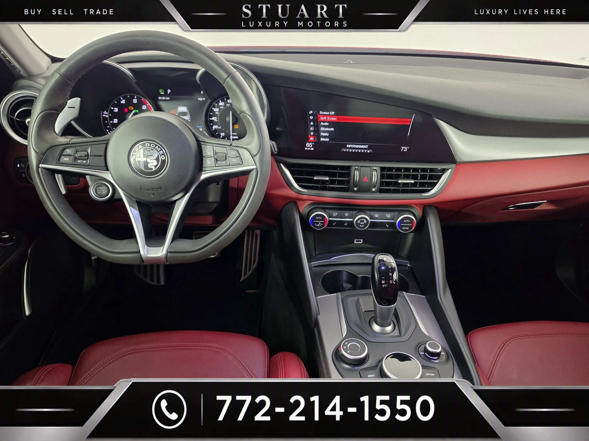 Used 2019 Alfa Romeo Giulia Ti Sport w/ Quick Order Package 22U Sport RWD image 20