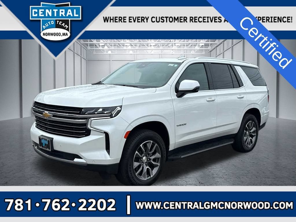 Certified 2023 Chevrolet Tahoe LT w/ LT Signature Package AWD/4WD image 1