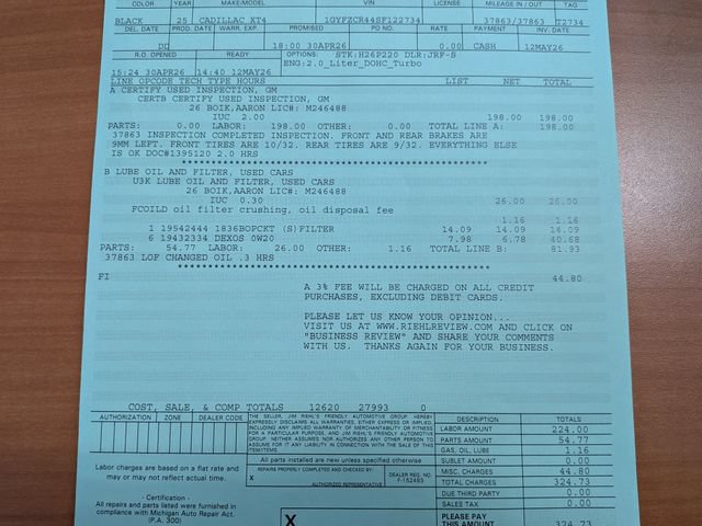 Certified 2025 Cadillac XT4 Premium Luxury FWD image 34