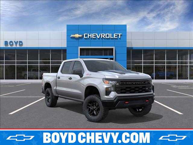 New 2026 Chevrolet Silverado 1500 Custom Trail Boss w/ LPO, Dark Essentials Package