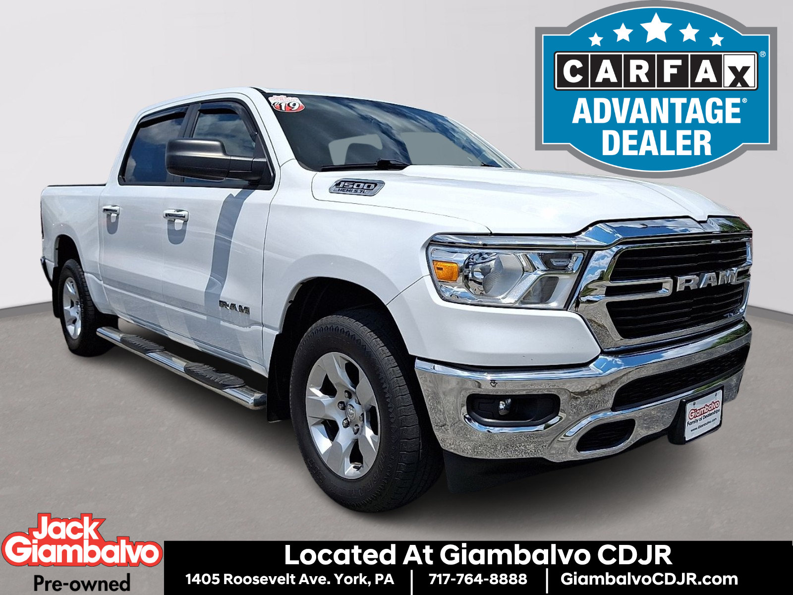 Certified 2019 RAM 1500 Big Horn AWD/4WD image 1