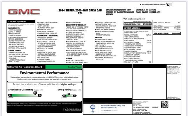 Used 2024 GMC Sierra 2500 AT4 w/ Technology Package AWD/4WD image 28