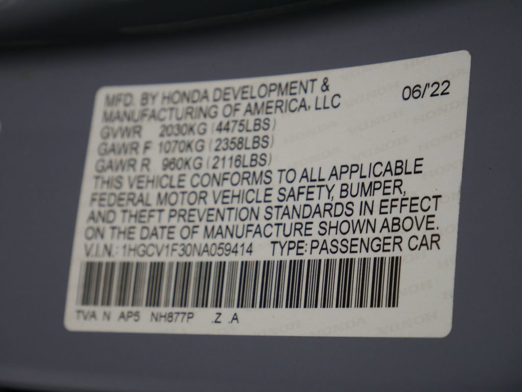 Used 2022 Honda Accord Sport image 24