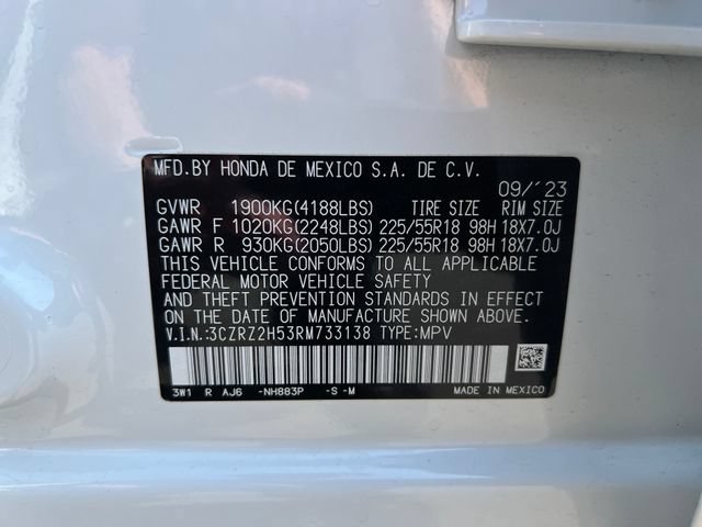 Certified 2024 Honda HR-V Sport image 17