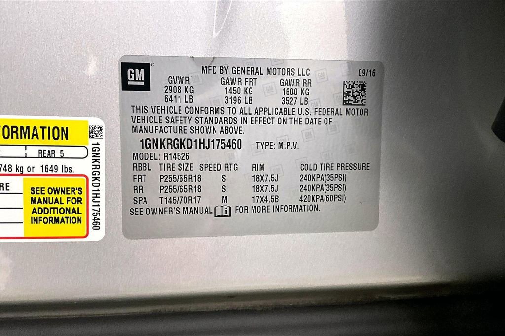 Used 2017 Chevrolet Traverse LT image 33