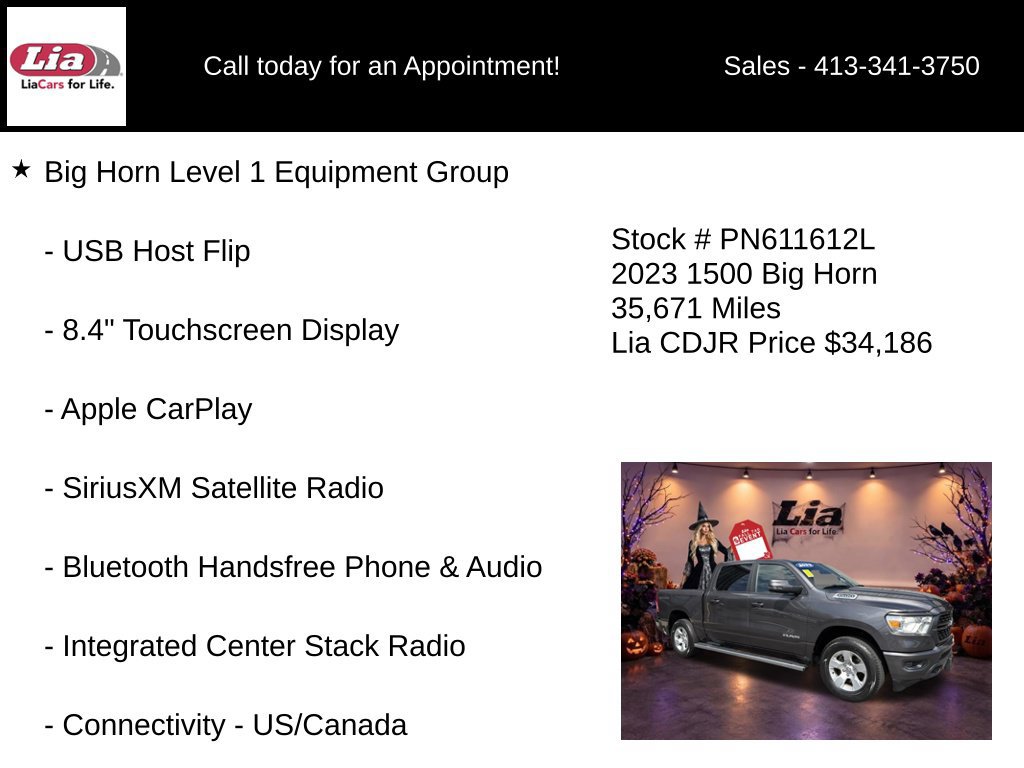 Certified 2023 RAM 1500 Big Horn AWD/4WD image 21