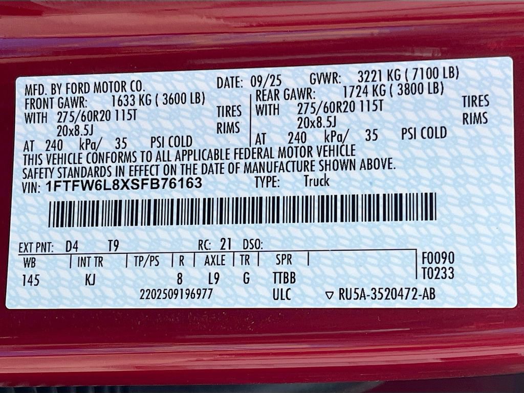 Used 2025 Ford F150 King Ranch w/ FX4 Off-Road Package image 34